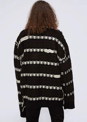 Calvin Klein Wool Jacquard Crewneck Sweater