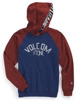Thumbnail for your product : Volcom 'Erkey' Fleece Pullover Hoodie (Big Boys)