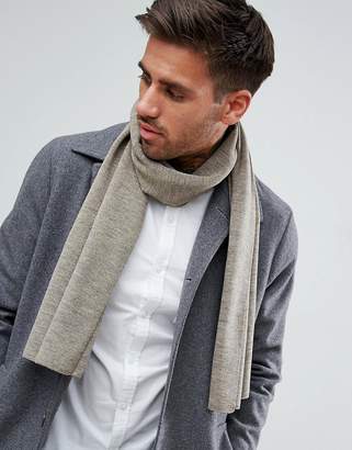 New Look Jersey Scarf In Stone
