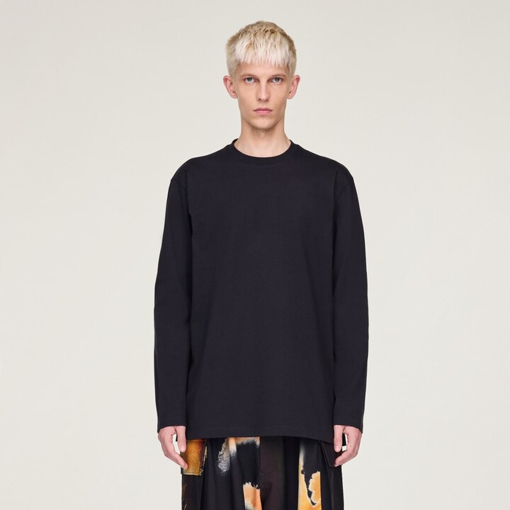 adidas Y-3 Graphic Long Sleeve Tee Black M Unisex