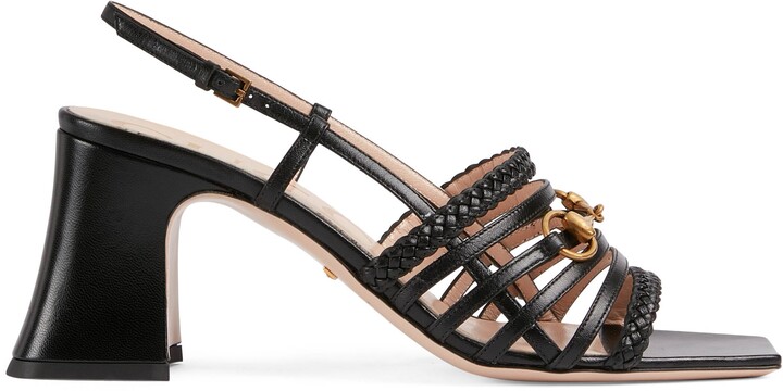 women's gg lamé slide sandal