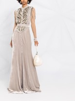 Thumbnail for your product : Parlor Sequin-Embellished Velvet Evening Gown