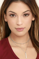 Thumbnail for your product : Lulus Infatuation Silver Layered Choker Necklace