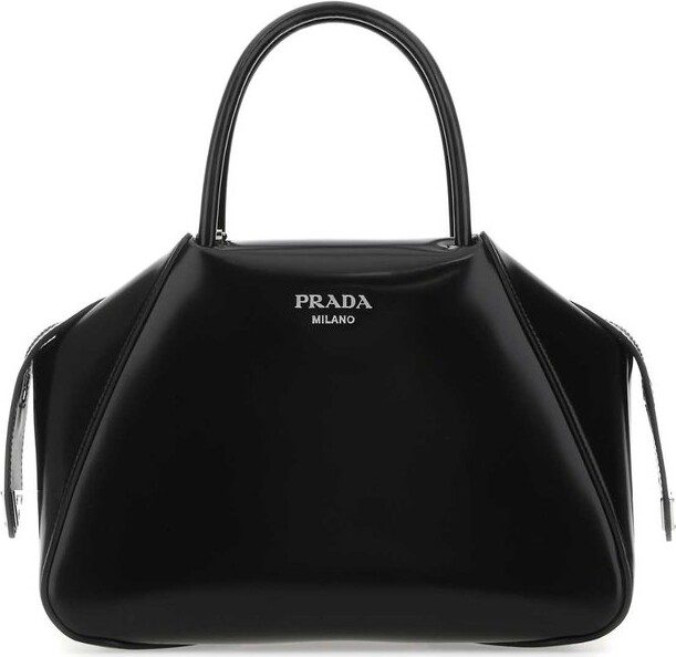 Prada LogoEmbossed Small Tote Bag ShopStyle