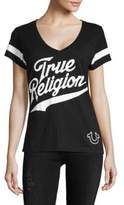Thumbnail for your product : True Religion Logo Cotton Tee