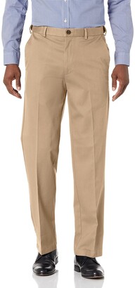 Haggar Men's Work to Weekend PRO Classic Fit Flat Front Pant