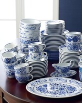 Thumbnail for your product : Neiman Marcus Set of 12 Assorted Blue & White 14-Ounce Cups & Saucers