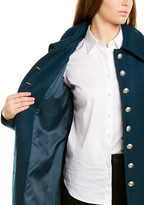 Thumbnail for your product : AVEC LES FILLES Wool-Blend Military Coat