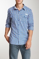 Thumbnail for your product : Triple Five Soul Gingham Long Sleeve Shirt