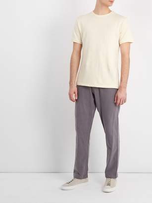 The Lost Explorer - Polecat Elasticated Waist Organic Cotton Trousers - Mens - Grey