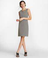 Thumbnail for your product : Brooks Brothers Petite Floral Stretch Cotton Jacquard Shift Dress