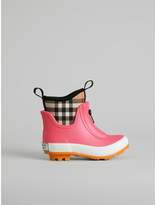 Thumbnail for your product : Burberry Vintage Check Neoprene and Rubber Rain Boots