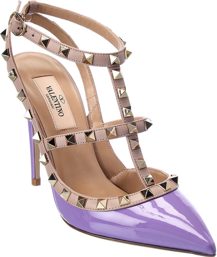 Valentino Caged 100 Leather Pump - ShopStyle