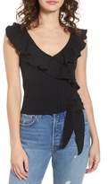 Thumbnail for your product : BP Ruffle Tie Hem Top