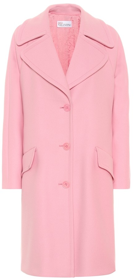 RED Valentino wool-blend coat - ShopStyle