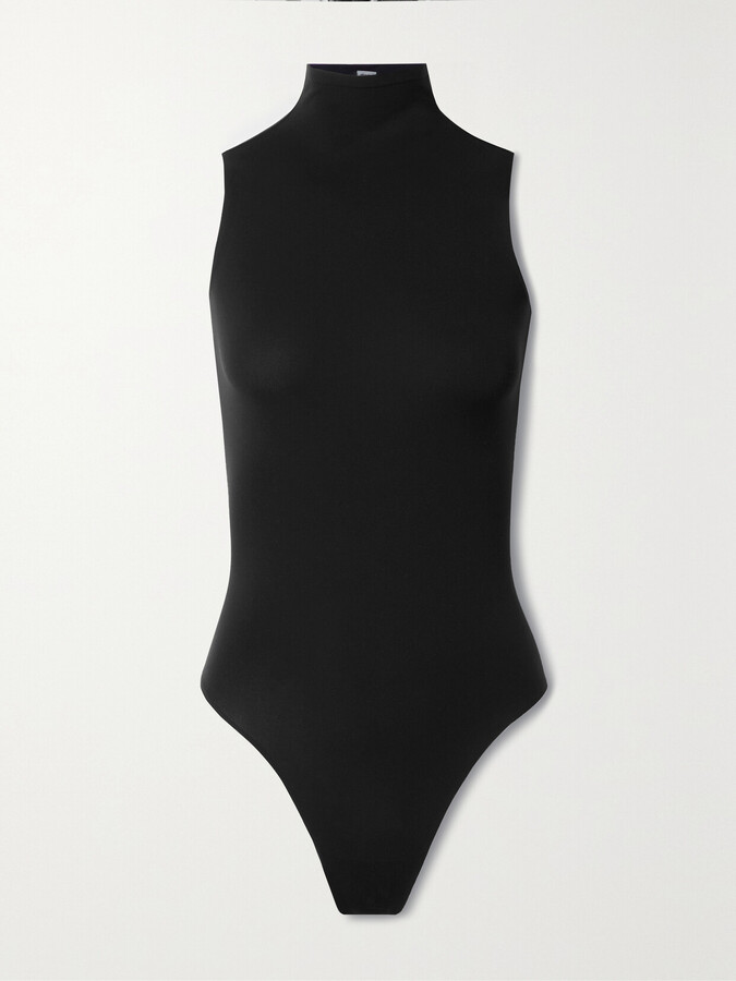 Commando Ballet Stretch-jersey Thong Bodysuit - Black
