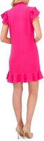 Thumbnail for your product : CeCe Pintuck Ruffle Minidress