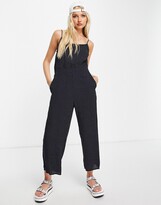 Thumbnail for your product : Gilli cami strap jumpsuit in navy polka dot
