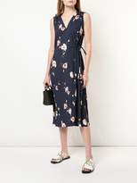 Thumbnail for your product : Vince tossed poppy pleated dress