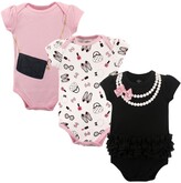Thumbnail for your product : Little Treasure Bodysuits, 3-Pack