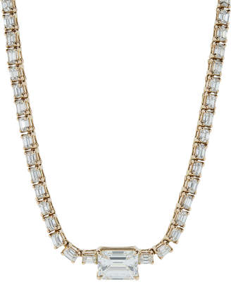 Shay Jewelry Emerald Cut Diamond Center Necklace