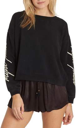 Billabong It's Time Cropped Crew Neck Sweater