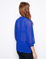 Thumbnail for your product : Wal G Drape Front Blouse