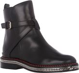 Thumbnail for your product : Christian Louboutin Chelsea Chain Ankle Boots-Black