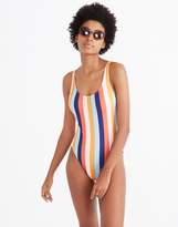 Thumbnail for your product : Madewell x Solid & Striped Anne-Marie One-Piece Swimsuit in Sahara Stripe