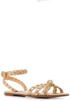 Thumbnail for your product : Gianvito Rossi Braided Flat Sandals