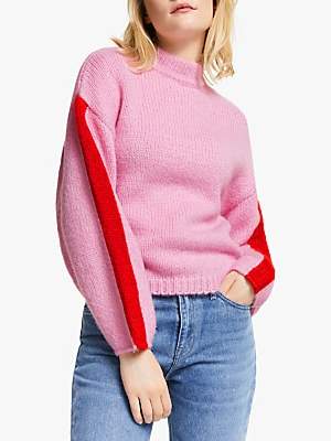 Lee Chunky Knit Jumper, Frost Pink
