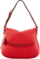 Thumbnail for your product : Tom Ford Jennifer Medium Calfskin Shoulder Bag, Flame Red