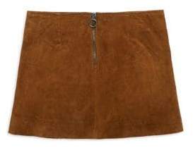 Blank NYC Girl's Spice Suede Mini Skirt