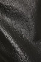 Thumbnail for your product : Muu Baa Muubaa Zip-detailed Croc-effect Leather Mini Skirt