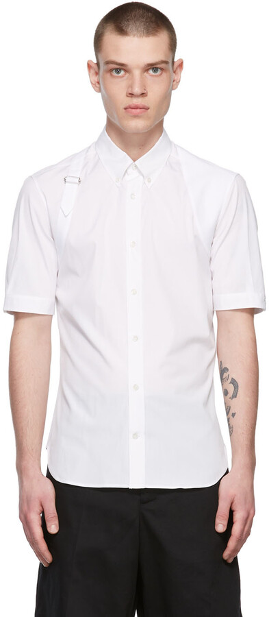 alexander mcqueen harness shirt