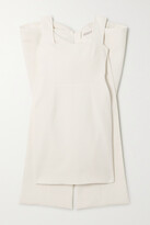 Thumbnail for your product : Emilia Wickstead Drusilla Bow-detailed Cloqué Mini Dress - Ivory - UK 6