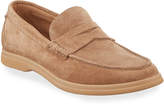 Thumbnail for your product : Brunello Cucinelli Men's Suede Penny Loafers