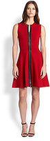 Thumbnail for your product : A.L.C. Dolls Leather-Trimmed Knit Dress