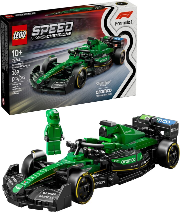Lego Speed Champions Aston Martin Aramco F1 AMR24 Race Car Building Toy 77245