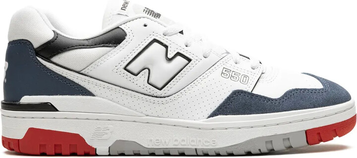 new balance 550 navy red
