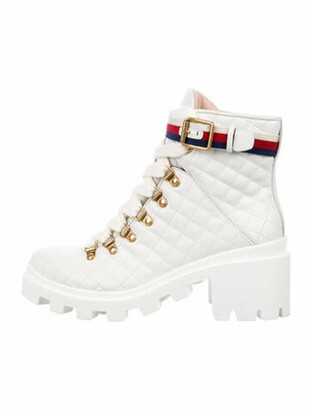 gucci quilted boots