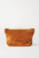 Thumbnail for your product : KHAITE Augusta Suede Clutch