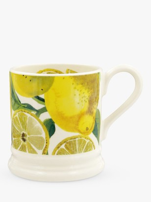 Emma Bridgewater Vegetable Garden Lemons Half Pint Mug, 280ml, Yellow/Multi