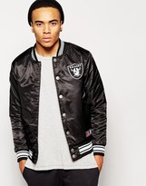 Thumbnail for your product : Majestic Oakland Raiders Glascoe Padded Satin Jacket