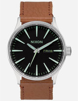 Thumbnail for your product : Nixon Sentry Leather Watch