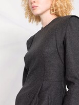 Thumbnail for your product : Alberta Ferretti Virgin Wool-Blend Shift Dress