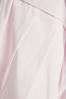 Thumbnail for your product : Adam Lippes Pleated cotton-poplin top