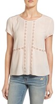 Thumbnail for your product : Hinge Women's Lace Inset Swing Top