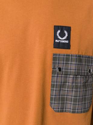 Fred Perry check print T-shirt