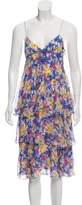 Thumbnail for your product : Tibi Silk Floral Print Dress